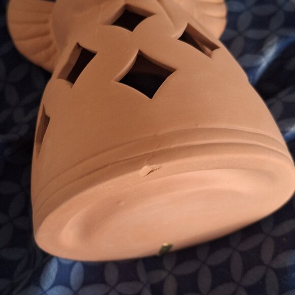 terra cotta angel votive holder - Picture 4 of 13